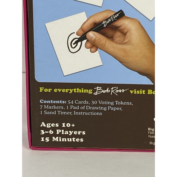 Bob Ross HAPPY LITTLE ACCIDENTS Drawing Party Game Ages 10+ BRAND NEW (2018) - Picture 16 of 16